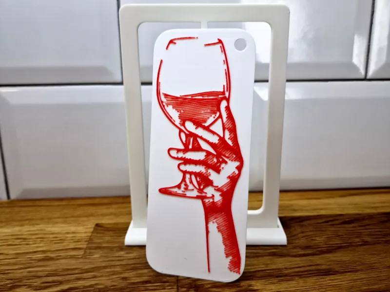A Glass of stories bookmark