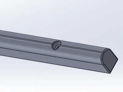 Drawer handle for leg