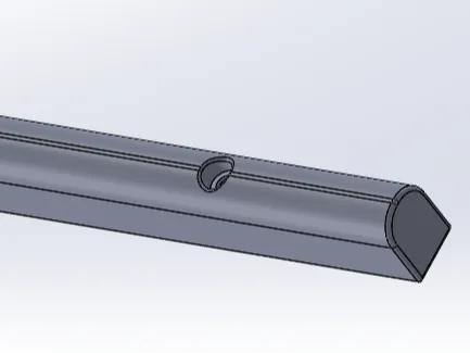 Drawer handle for leg