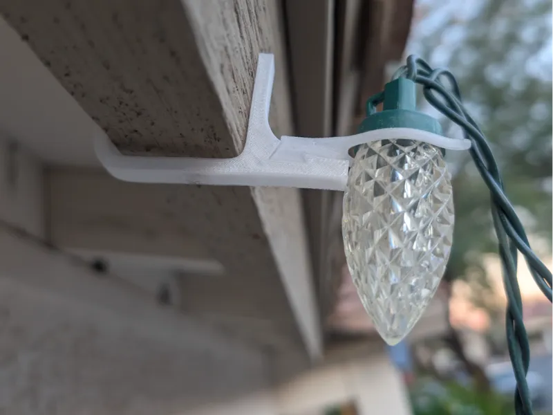 Christmas Light Clip for Fascia Board