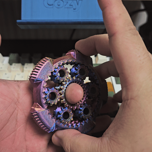 Miniatura 2 do modelo 3D Planetary Gear Fidget