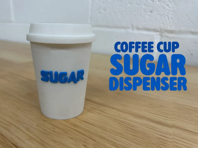 Coffee Cup Sugar Dispenser 