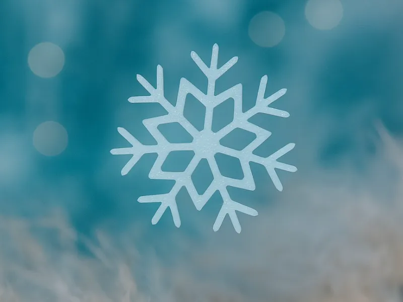 FrostBloom Crystal Ornament