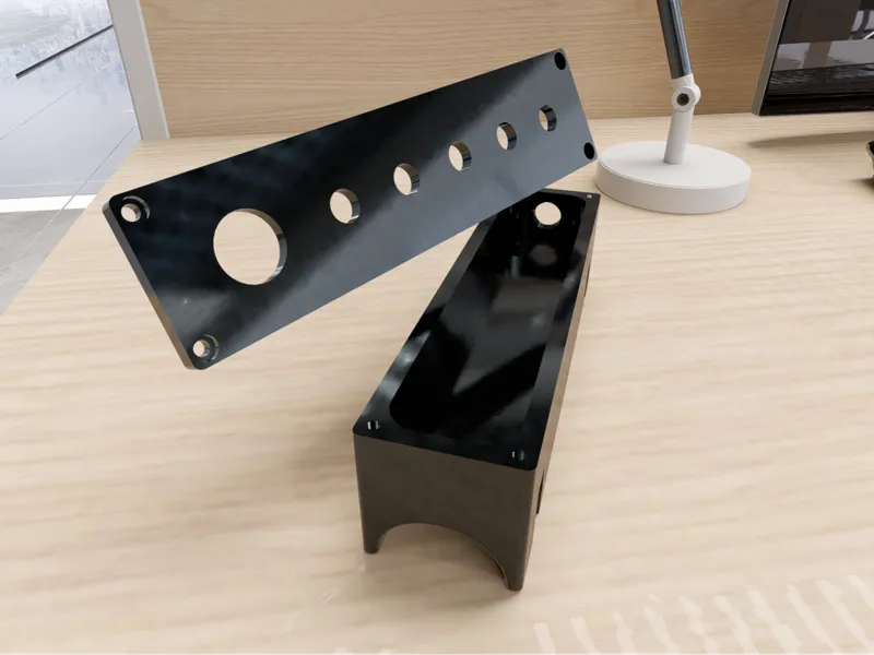 Buttonbox for startbutton on roll cage / bar mount