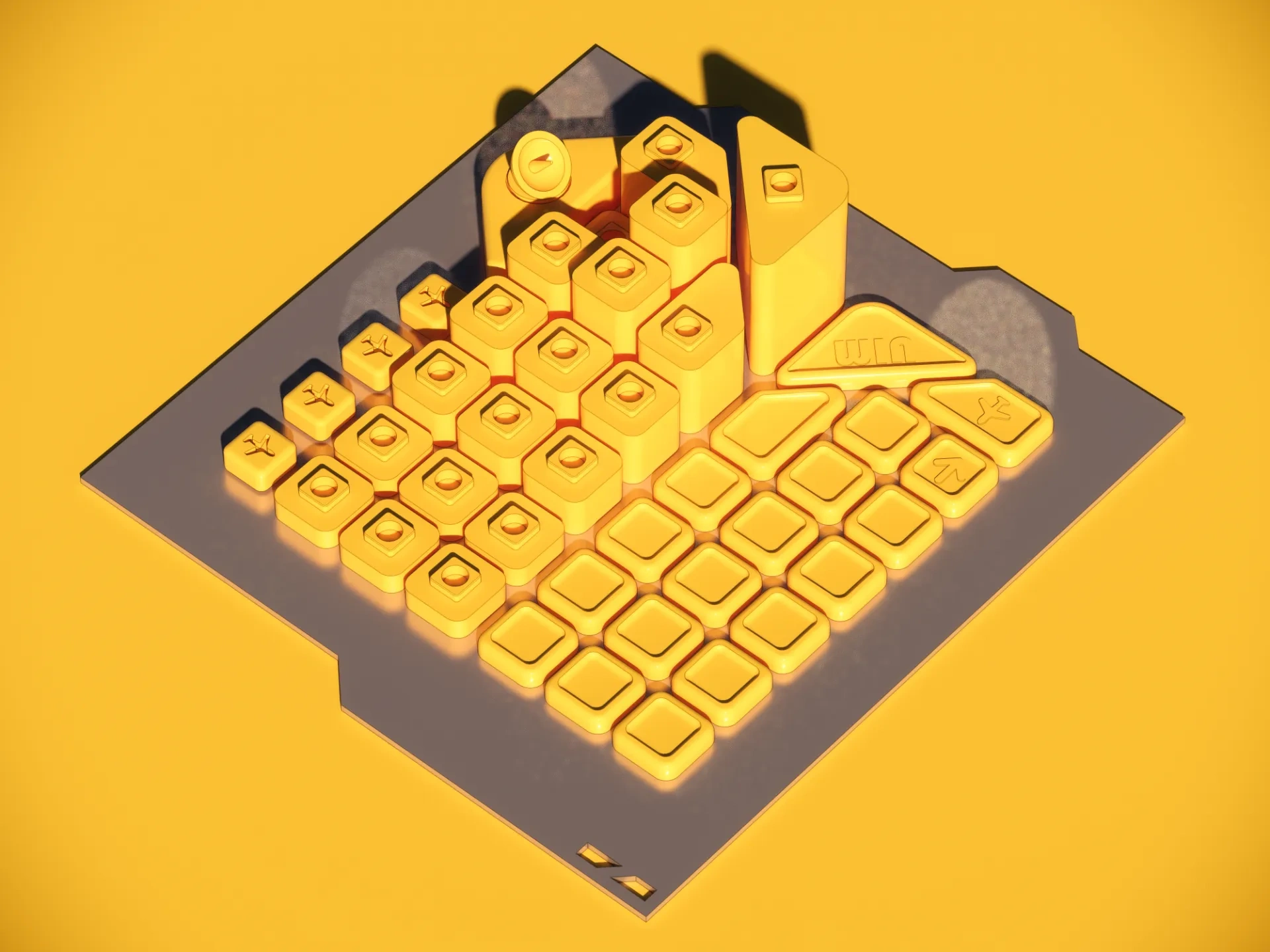 Miniatura 5 do modelo 3D Flying Chess Valley 山谷飞行棋