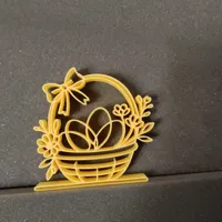 Panier de Pâques garni d'œufs — photo 4