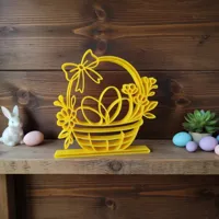 Panier de Pâques garni d'œufs — photo 3