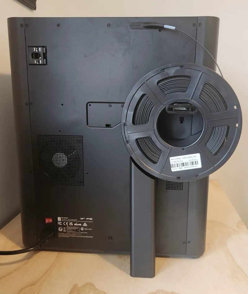 Minimalist & low profile poop chute - adapted for rear spool