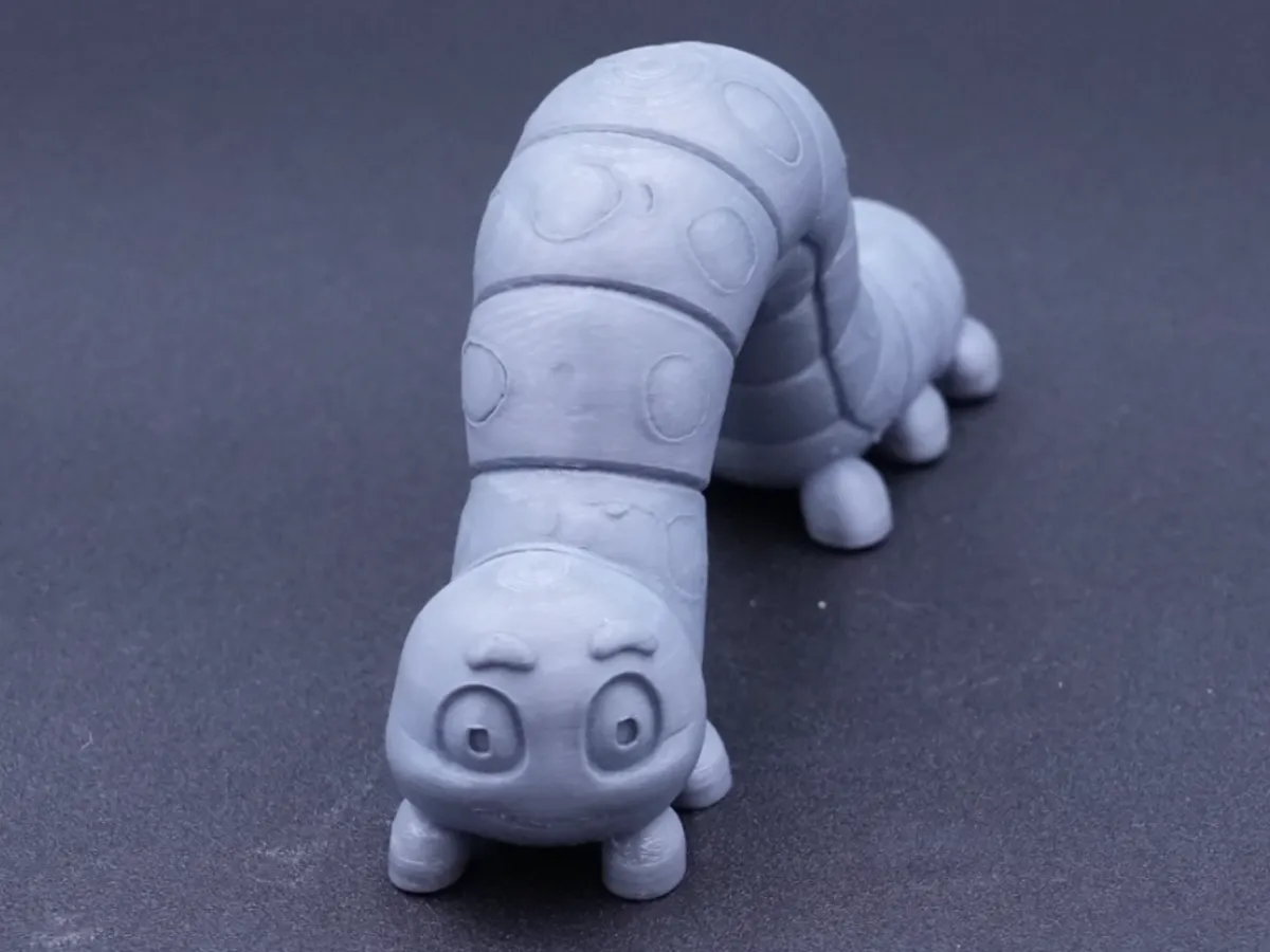 Small model of an inch worm just inching along. - Free 3D Print Model ...