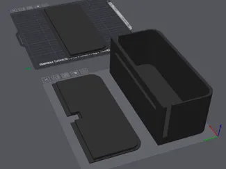 einfache Kabelbox