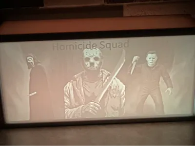 Homicide squad lithophane