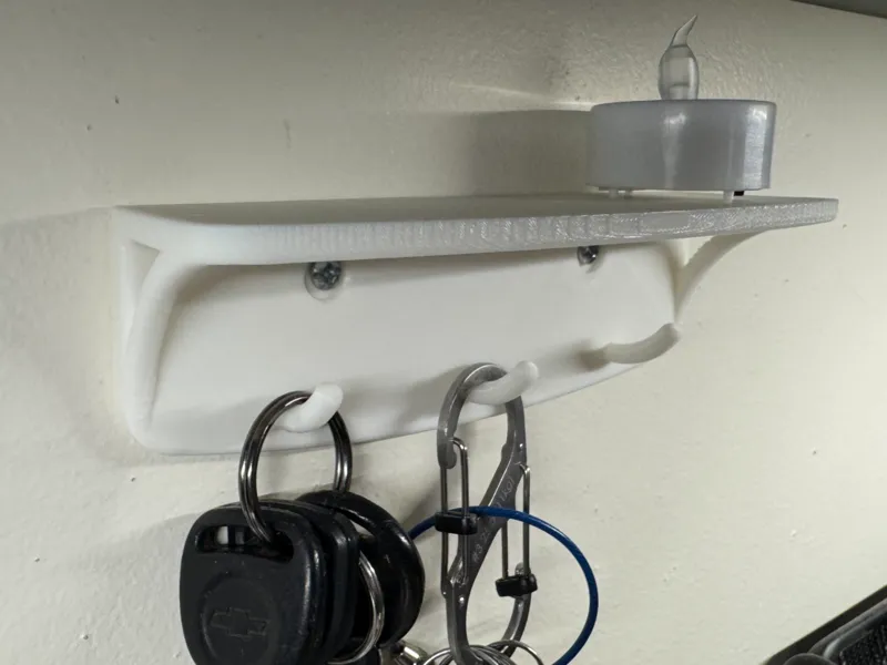 Key Rack with Shelf