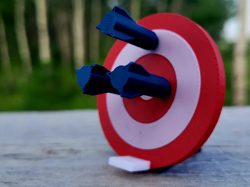 Magnetic dart/shooting game (no ams needed)