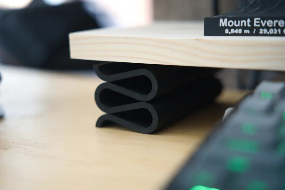 Desk shelf support spring (no support, easy print) - Free 3D Print ...