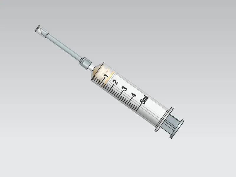 注射器(全3D打印)     5ml syringe