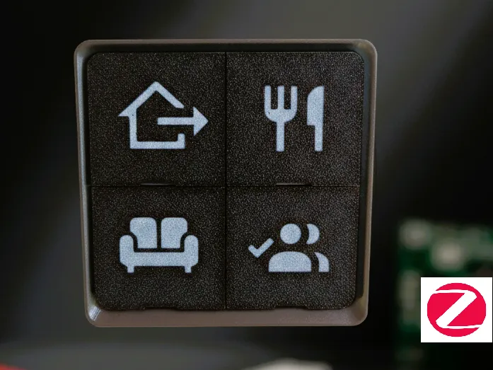MOES Zigbee 4 Gang Button Covers