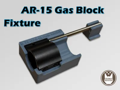 AR-15 Gas Block Jig Fixture Tool