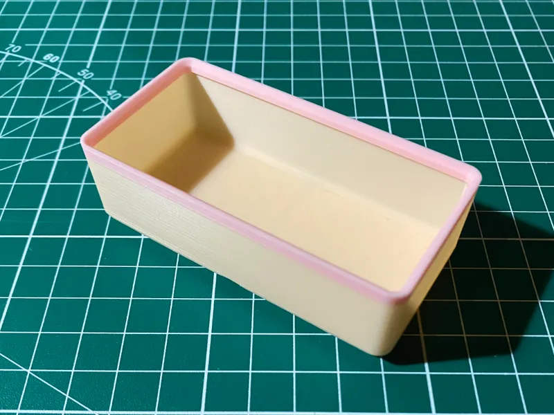 2x1 Gridfinity Bin (With Magnet Holes)