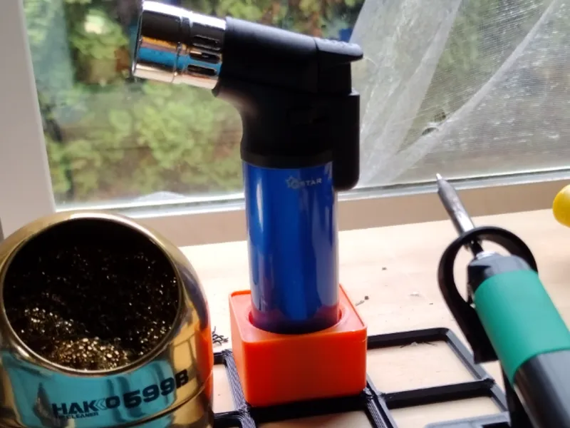 Gridfinity Blow Torch Holder