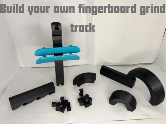 Build your own fingerboard grind rail (with rack)