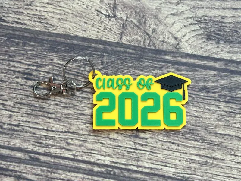 Class of 2026 graduation keychain
