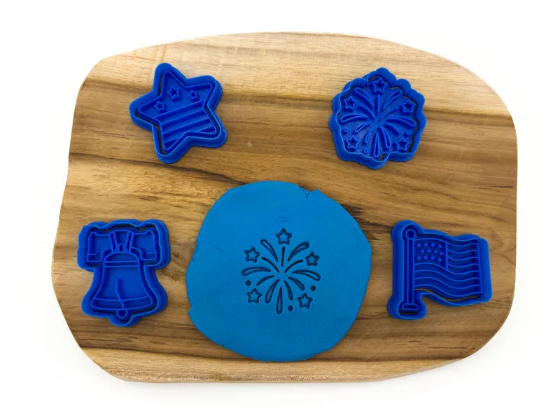 4. July - Independence Day (Nick's cookie cutters)