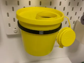 IKEA Skadis Holder for Needle Disposal Containers