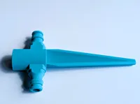 Double connector (in-line) spike 1/2" thread