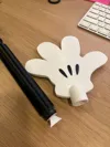 Added part to keep card up in the wand