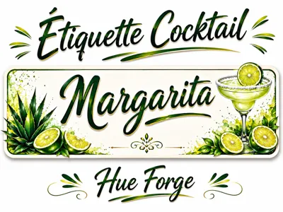 Margarita - Cocktail Label