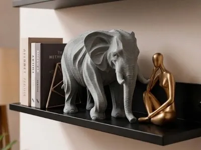 Modern Style Elephant Figurine
