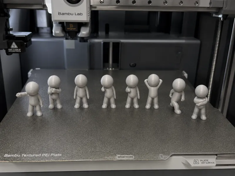 Minimal Hide & Seek Mini Character Poses