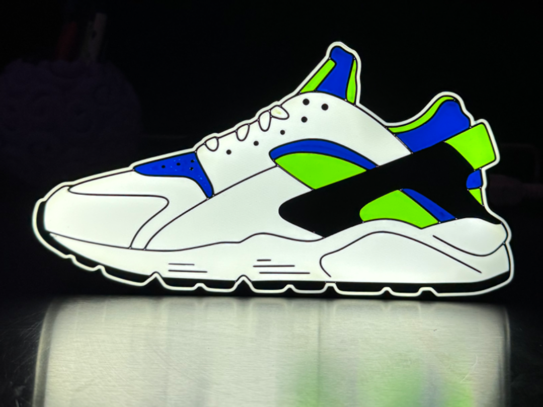 Air Huarache Scream green Lightbox