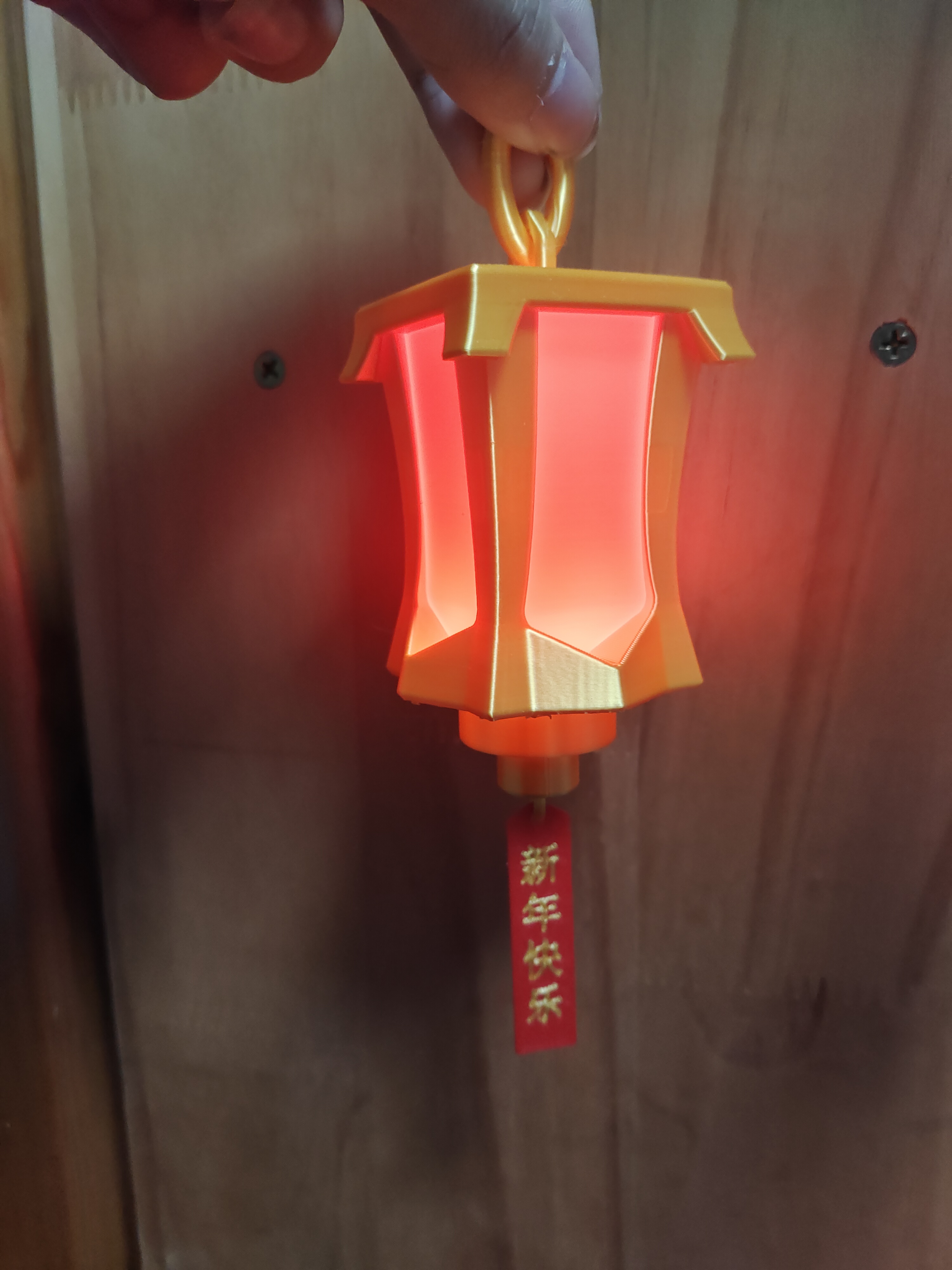 Miniatura 1 do modelo 3D 小提灯(使用LED小灯桶)