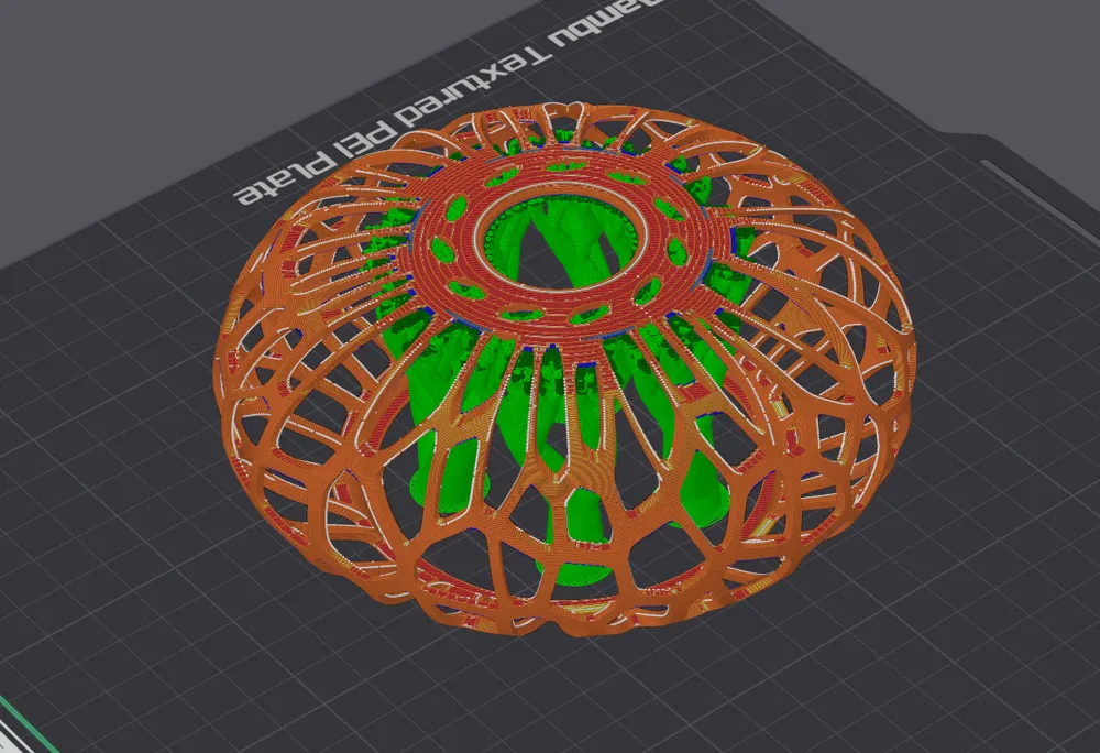 Voronoi Light sphere - Free 3D Print Model - MakerWorld