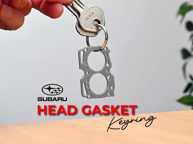 Subaru Head Gasket Keyring – Always Carry a Spare