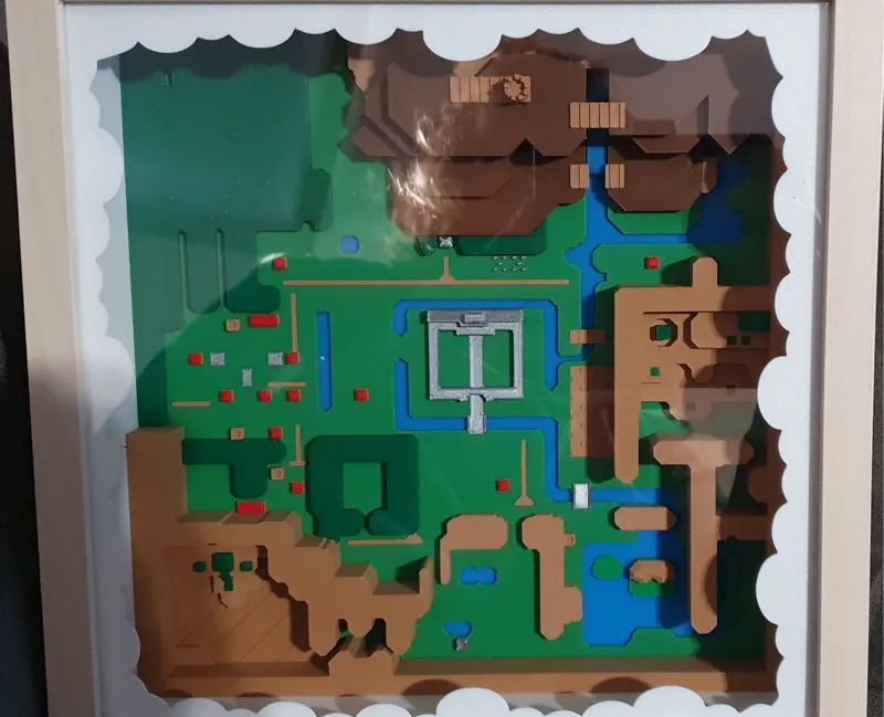 Zelda Cloud border for A Link to the Past Map