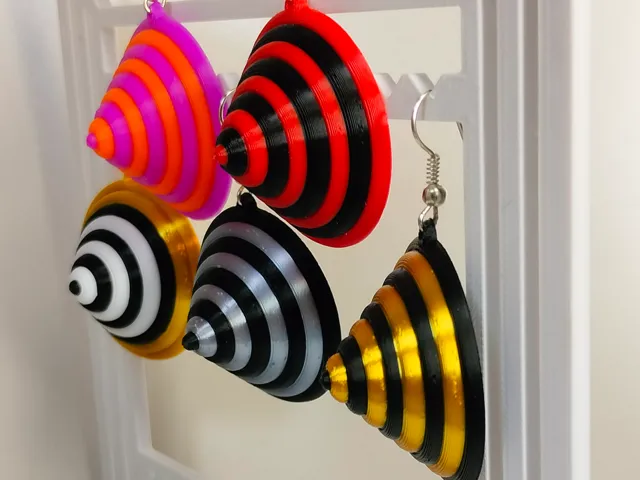 bee hive earrings