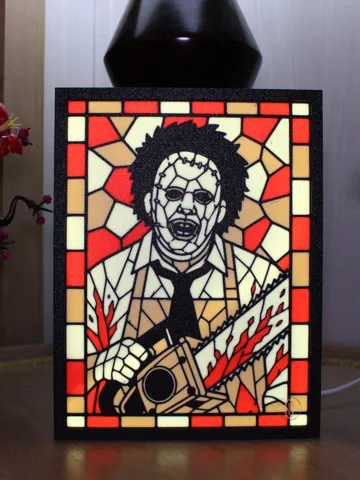 Marco decorativo: Stained Glass - Leatherface — vista de referencia 2