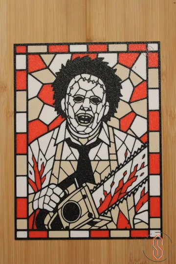 Marco decorativo: Stained Glass - Leatherface — vista de referencia 3