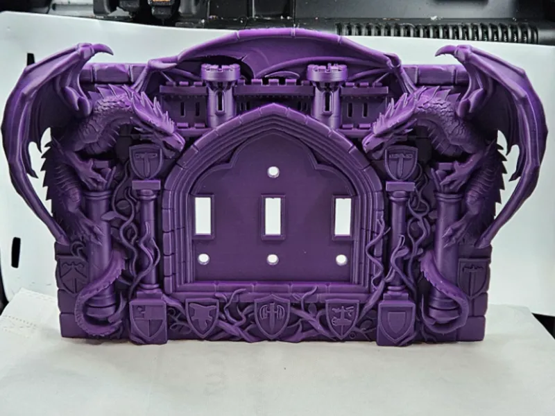 The Dragon’s Keep - Fantasy Triple Switch Cover
