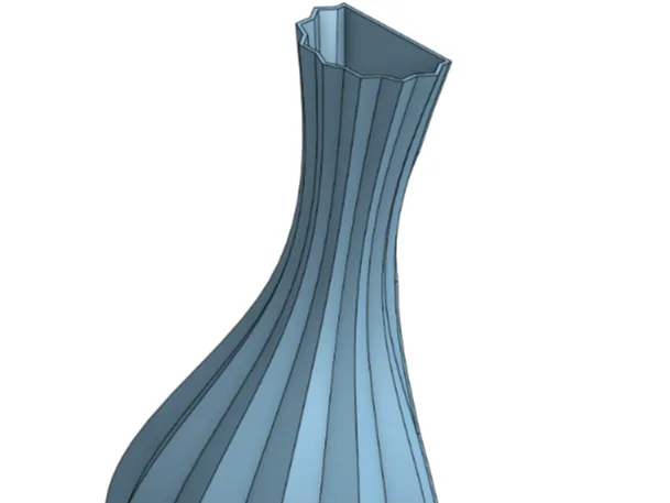 Vase mural