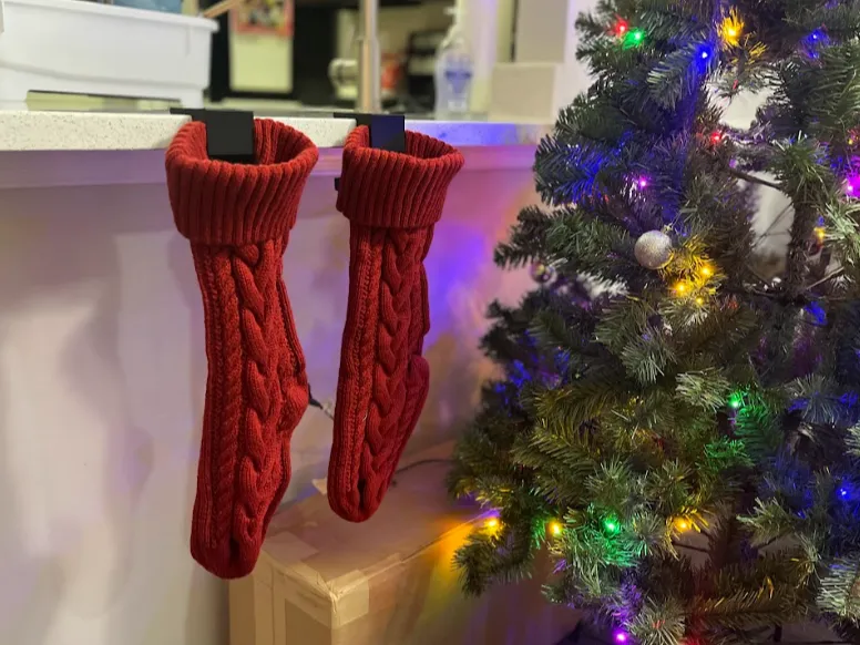 Clamp-On Stocking Holder