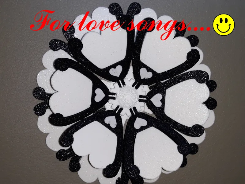 Valentine Flower Pick Holder