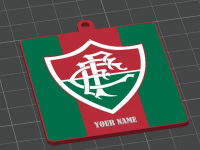 Fluminense Keychain NAME PERSONALIZABLE