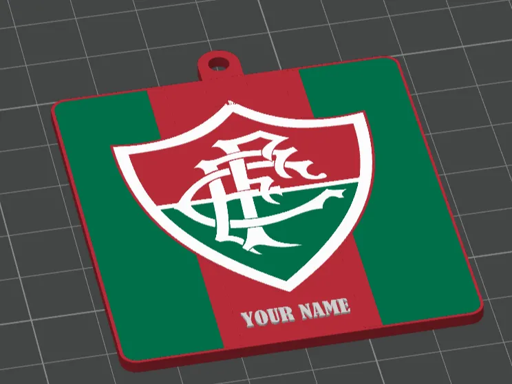 Fluminense Keychain NAME PERSONALIZABLE