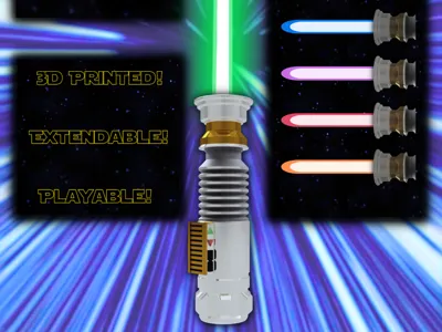 Keychain Light Saber - Luke Skywalker
