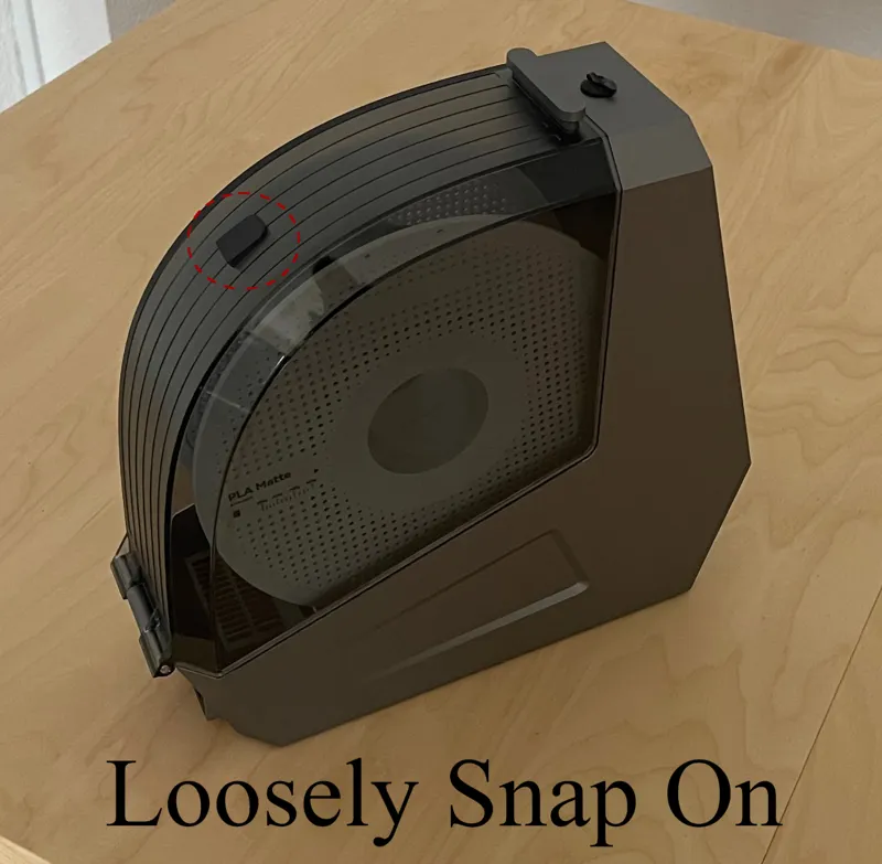Creality Space PI Dryer Hole Snap-On Plug 