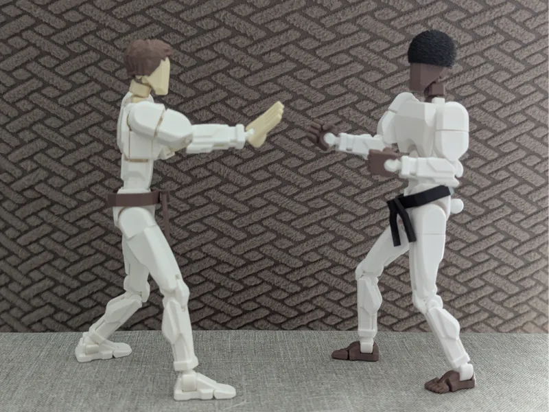 Dummy 13 Karate Judo Taekwondo generic warrior