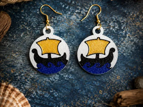 Pendientes: Odyssey vessel earrings — referencia de MakerWorld